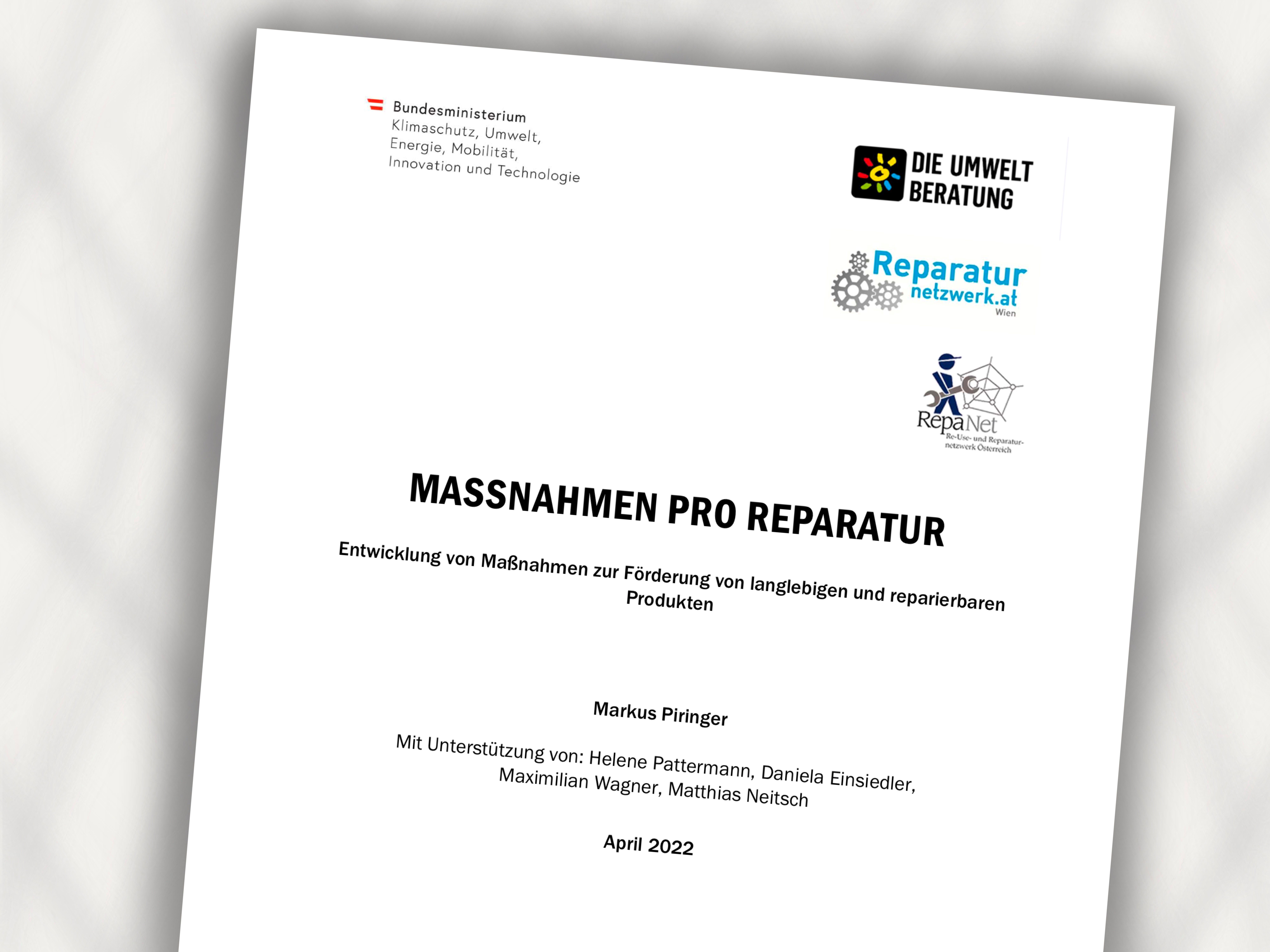 Cover Maßnahmen pro Reparatur