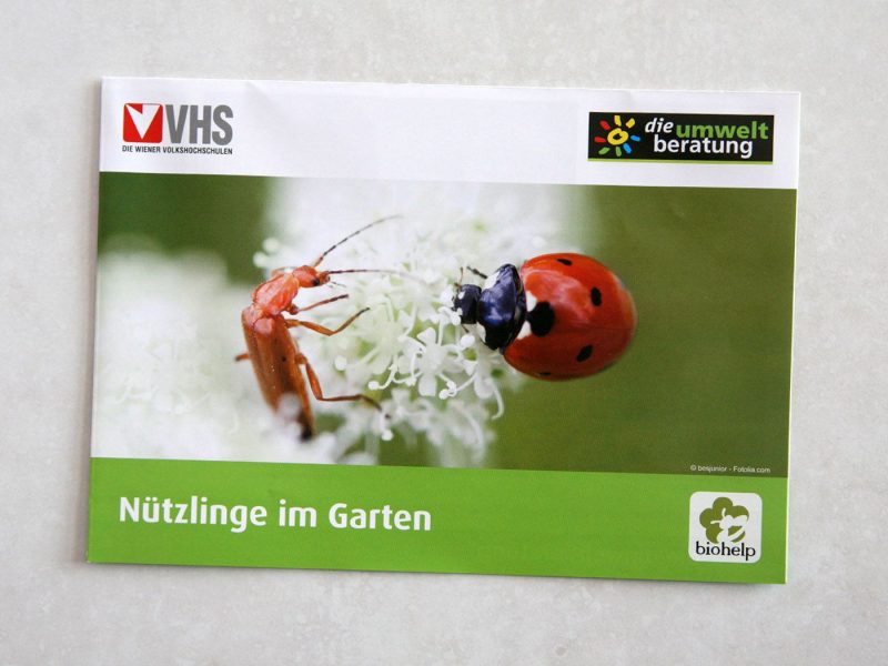 Cover des Posters Nützlinge im Garten