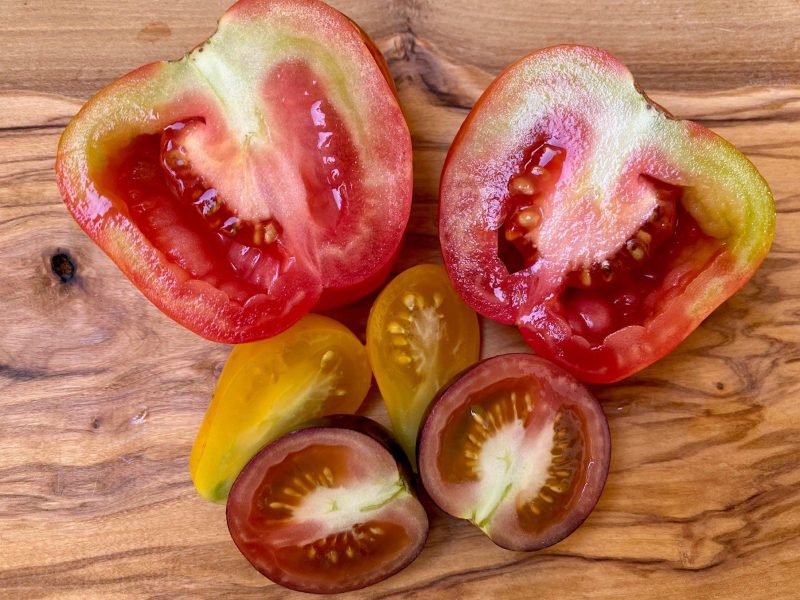 Fruchtfleisch von Tomaten