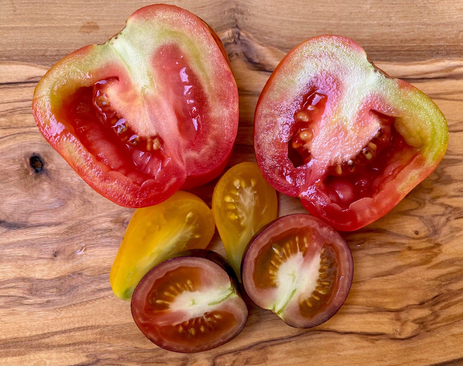 Fruchtfleisch von Tomaten