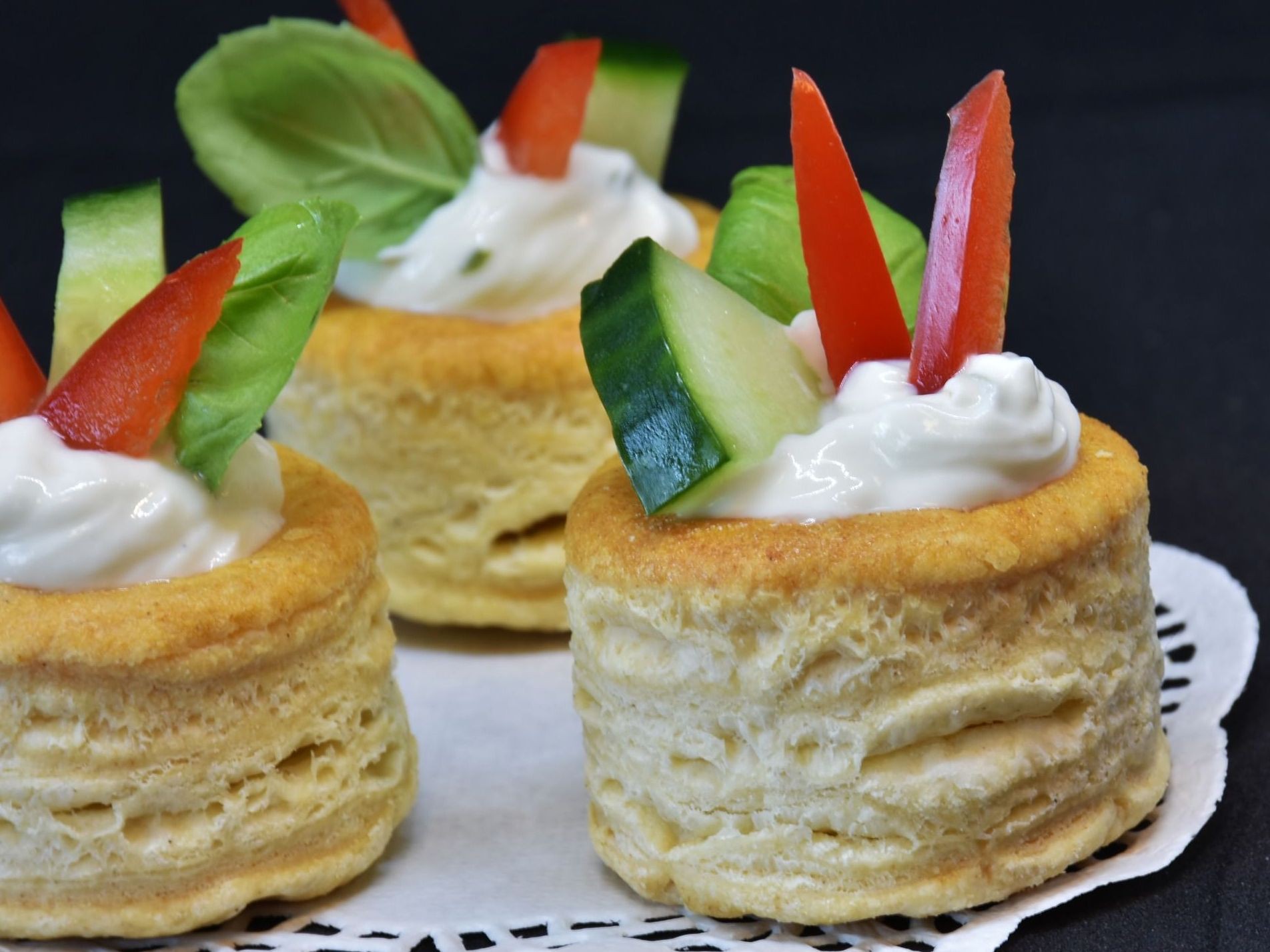 Pastetchen mit Gemüse