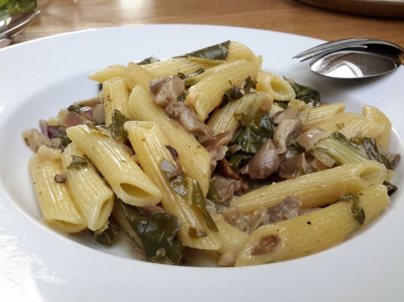Penne mit Pilzsauce