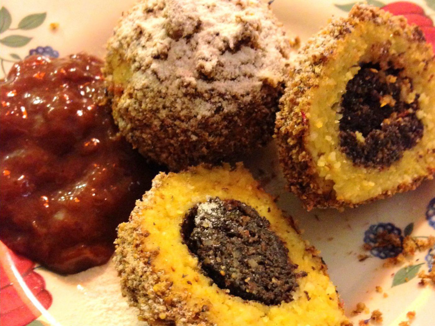 Polenta Knödel