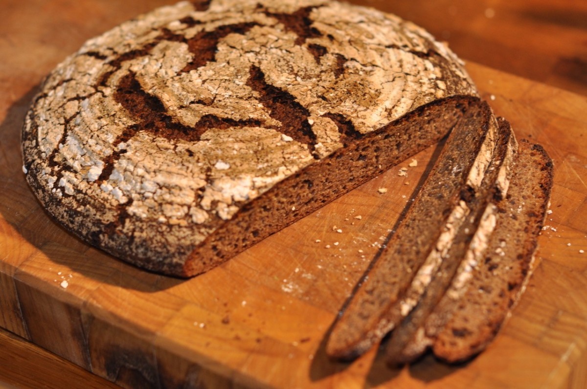 Frisches Brot genießen