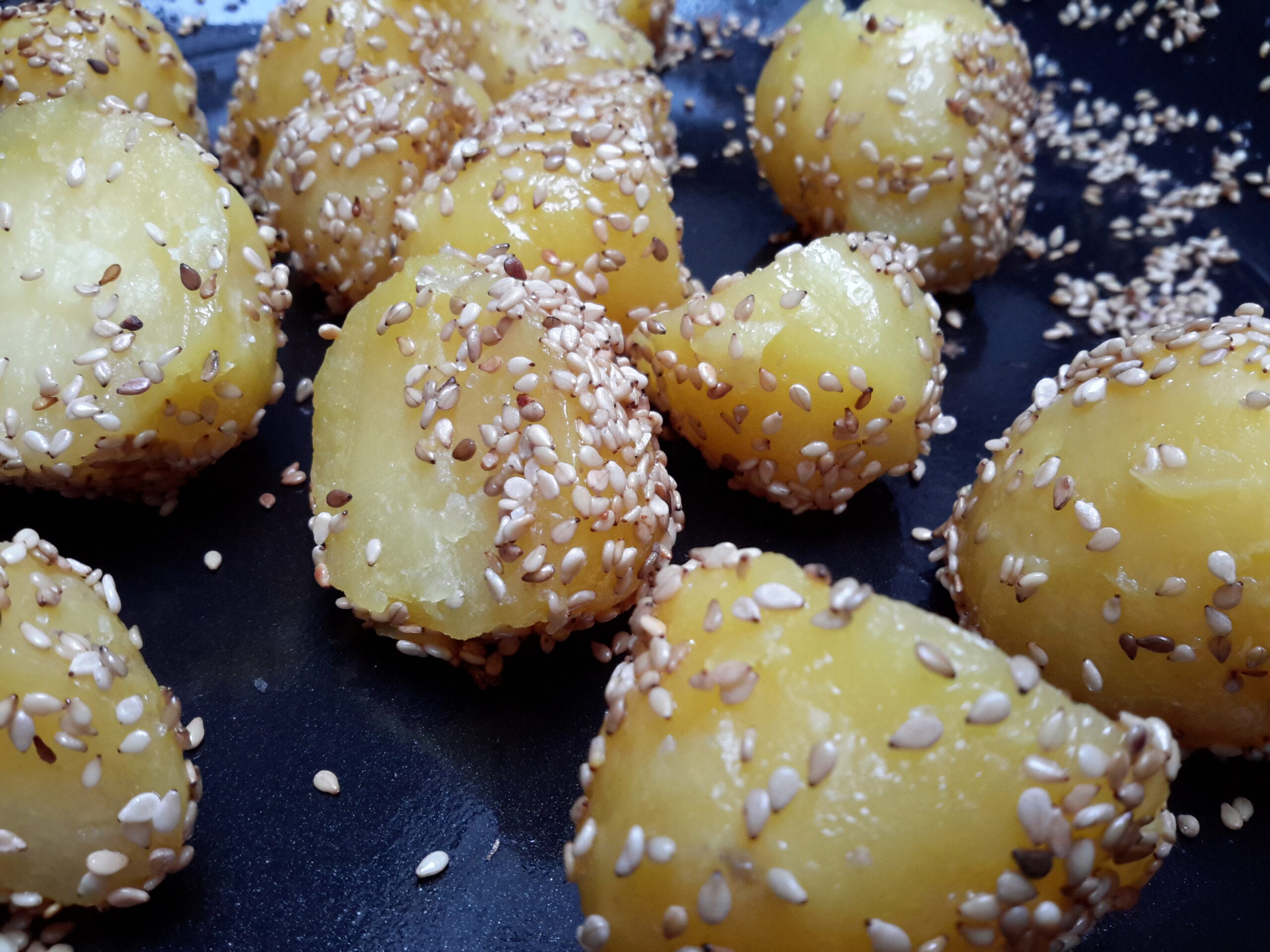 sesamkartoffeln