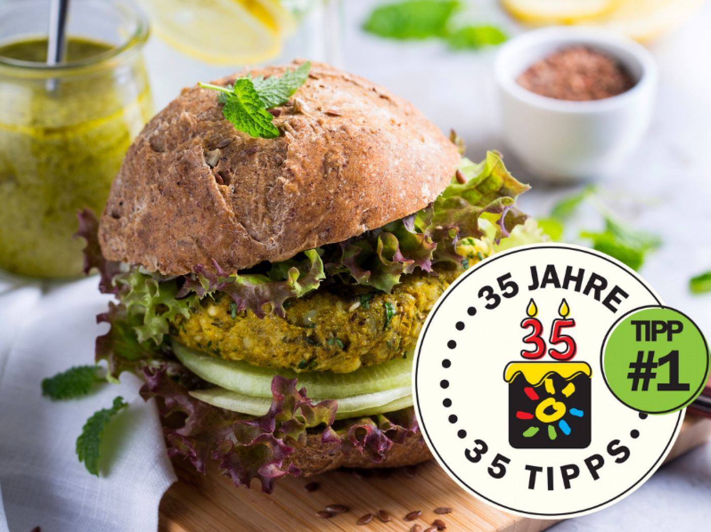Vegetarischer Burger